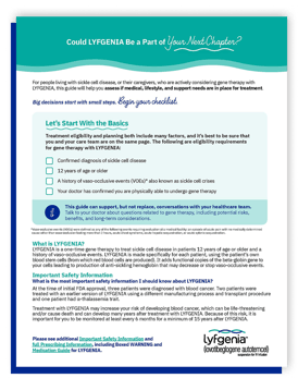 Could LYFGENIA Be a Part of Your Patient's Next Chapter?
